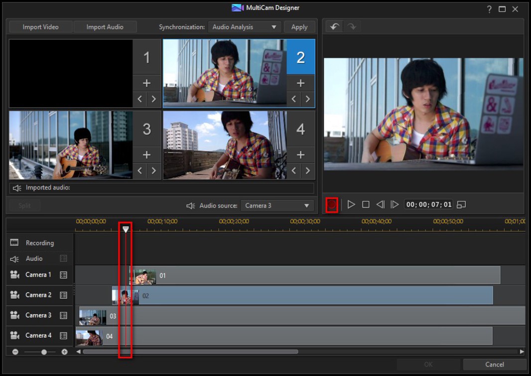 How to Edit a Music Video with the MultiCam Designer How to Edit a Music Video with the MultiCam Designer