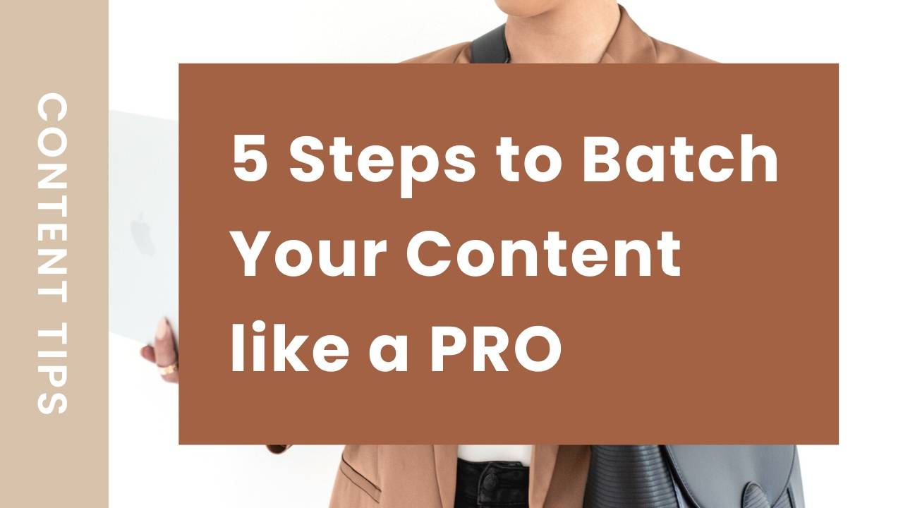How to batch create your content like a pro – Artofit