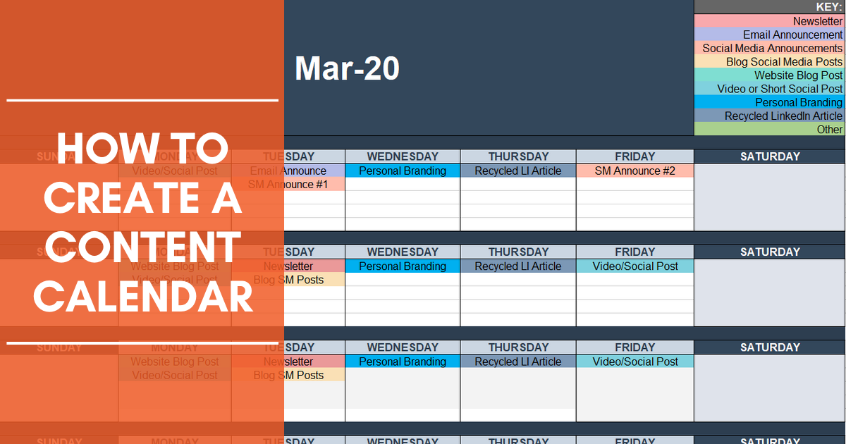 How to Create a Content Calendar How to Create a Content Calendar