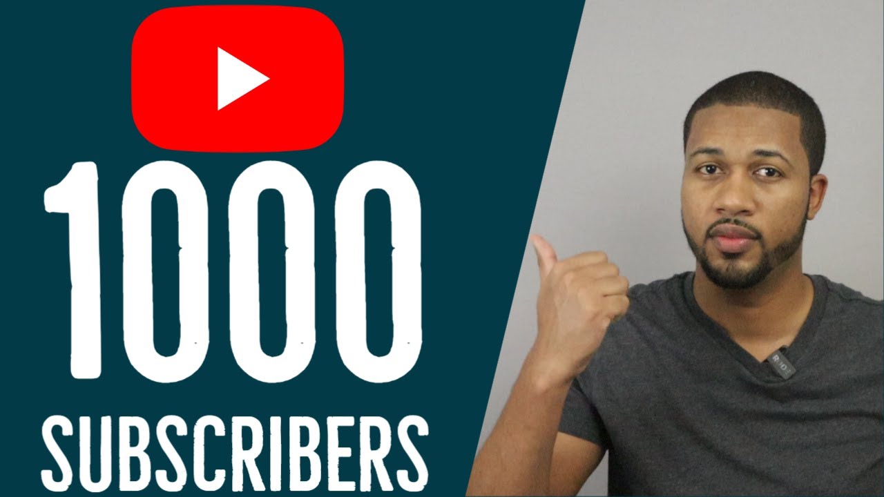 How To Get Your First 1000 Subscribers On YouTube - Grow On YouTube ... How To Get Your First 1000 Subscribers On YouTube - Grow On YouTube ...