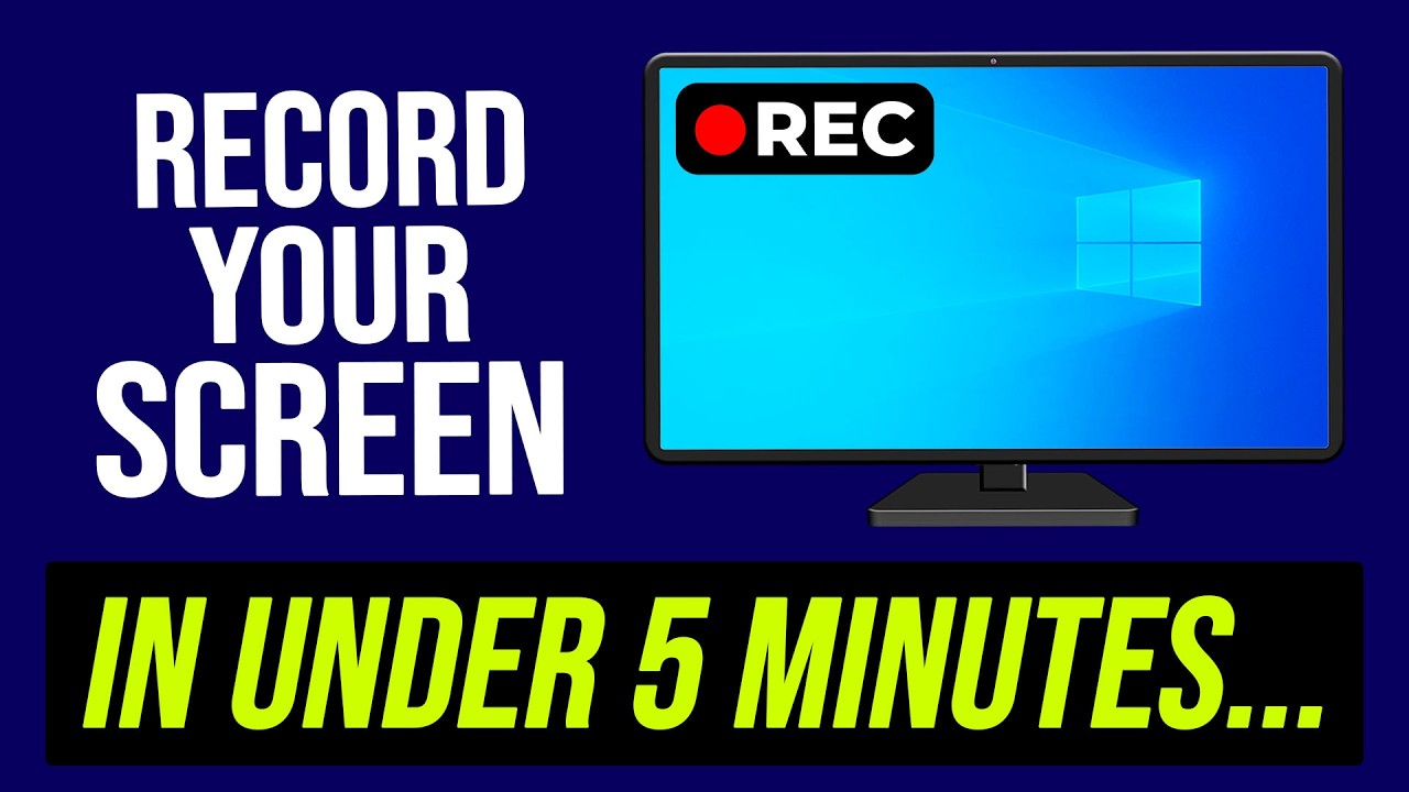 Easiest Way to Record Your Screen (5 Minute Tutorial) - YouTube Easiest Way to Record Your Screen (5 Minute Tutorial) - YouTube