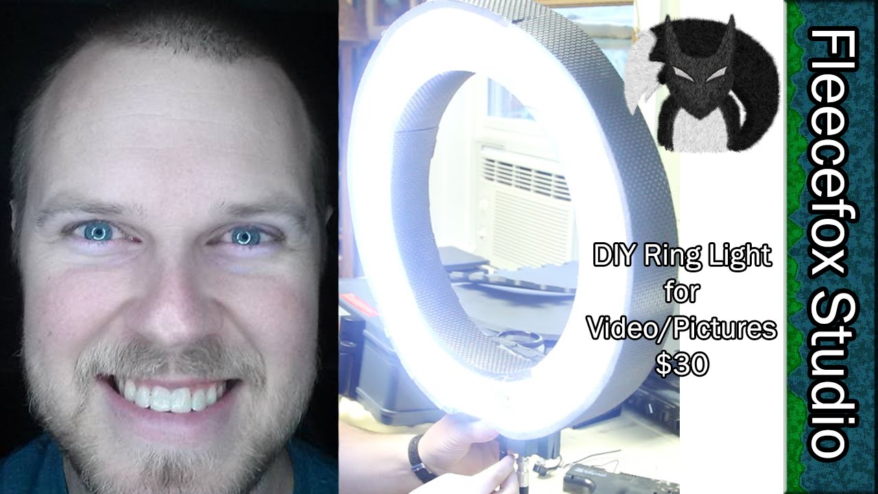 DIY Ring Light for Video and Pictures - YouTube DIY Ring Light for Video and Pictures - YouTube