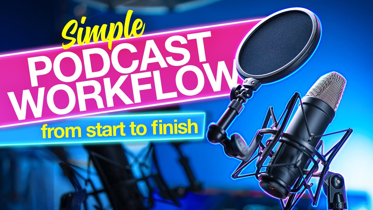 My Simple Podcast Workflow from Start to Finish - YouTube