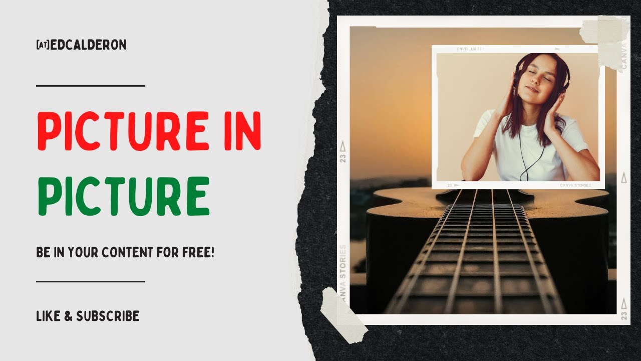 Create a Picture-in-Picture Effect - YouTube Create a Picture-in-Picture Effect - YouTube